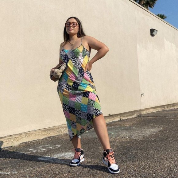 *Last Day* Rixo x Target Patchwork Slip Dress - Picture 3 of 10